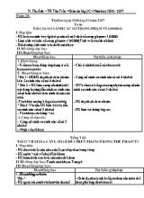 Giáo án lớp 3 - Tiết 136 đến 224 - Năm học 2016-2017 - Vi Thị Ánh